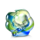 LIULI Crystal Art Crystal Paperweight, "Ruyi from Above"