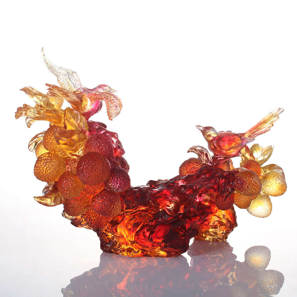 LIULI Crystal Art Crystal Art Sculpture, "The Fullest Beauty"