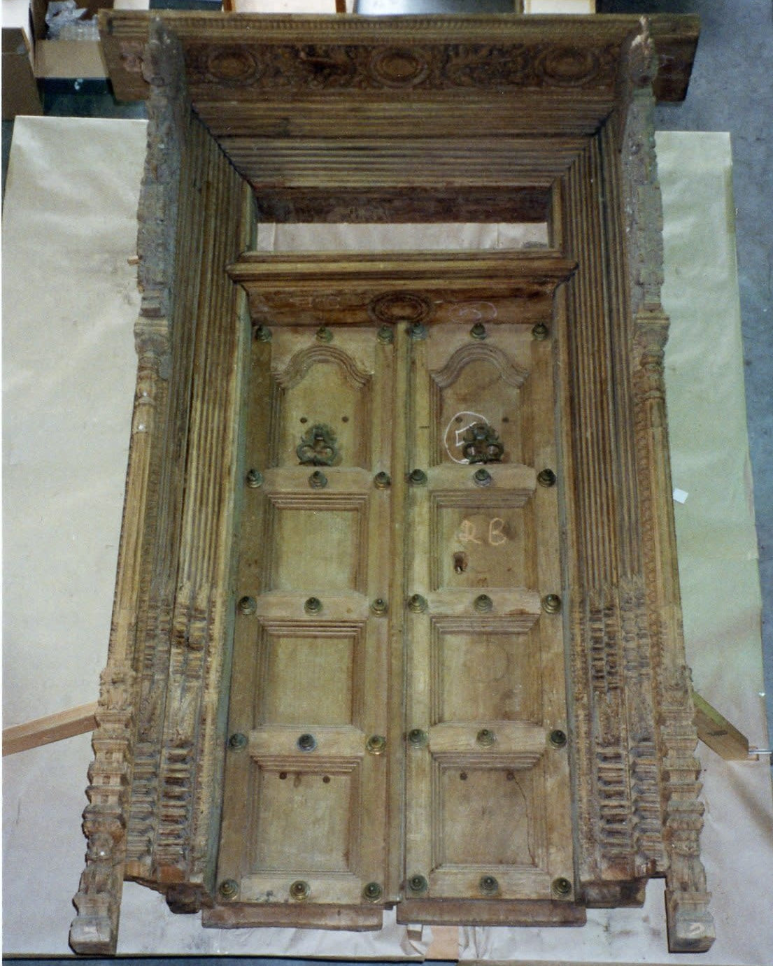 Antique Indian Teak Portal Door