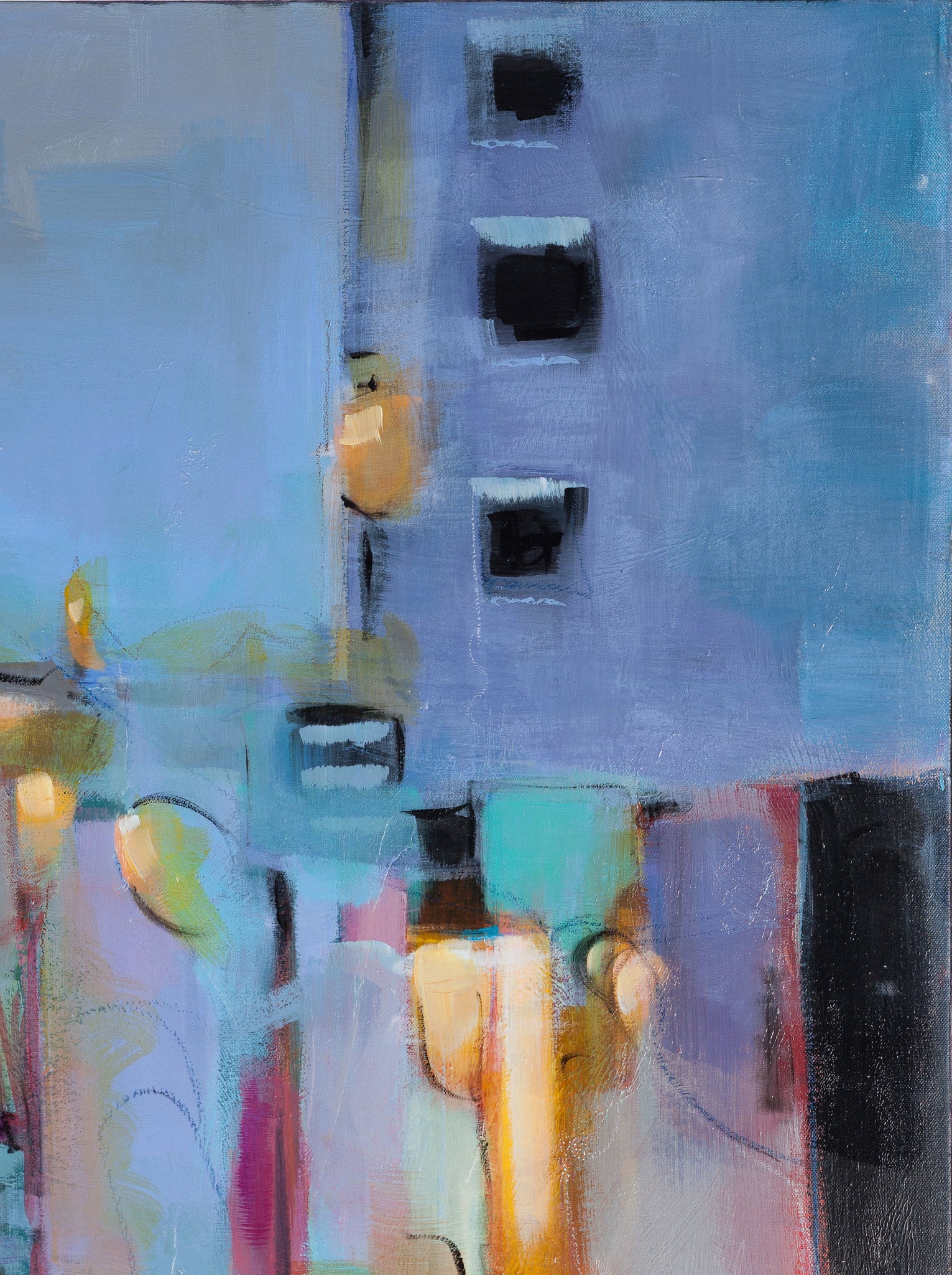 City View Abstract - Canvas Print