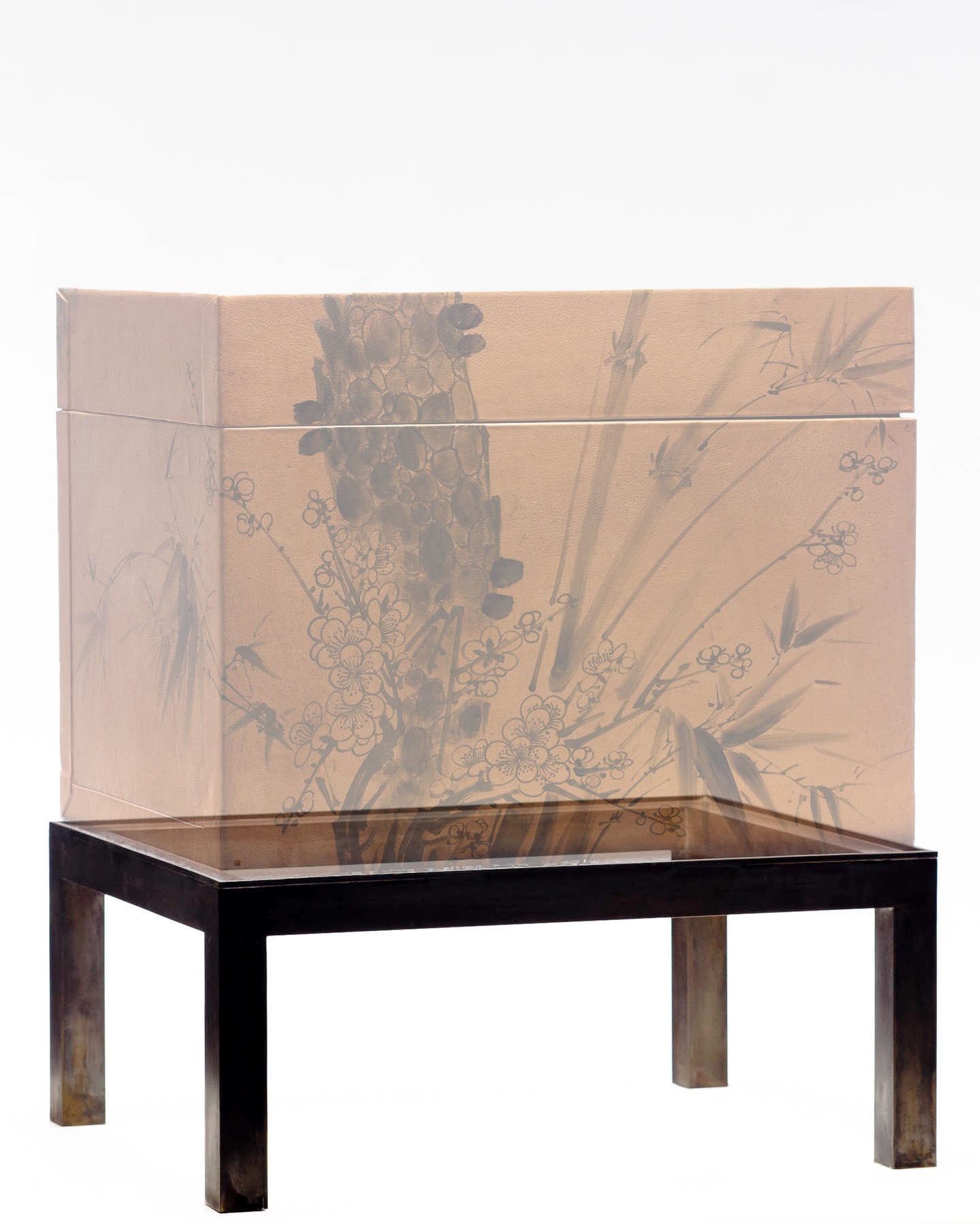 Dark Brass Stand for Leather Boxes (L-05 series)