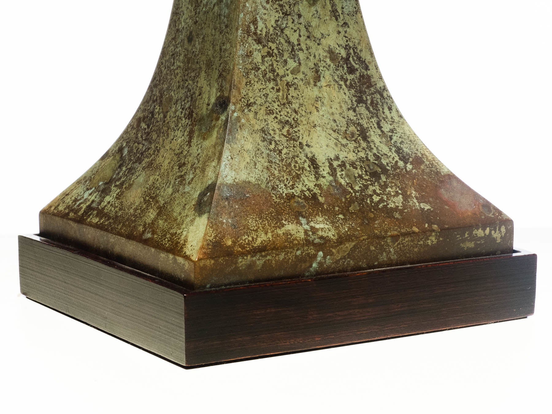 Lawrence & Scott Sven Verdigris Bronze Table Lamp