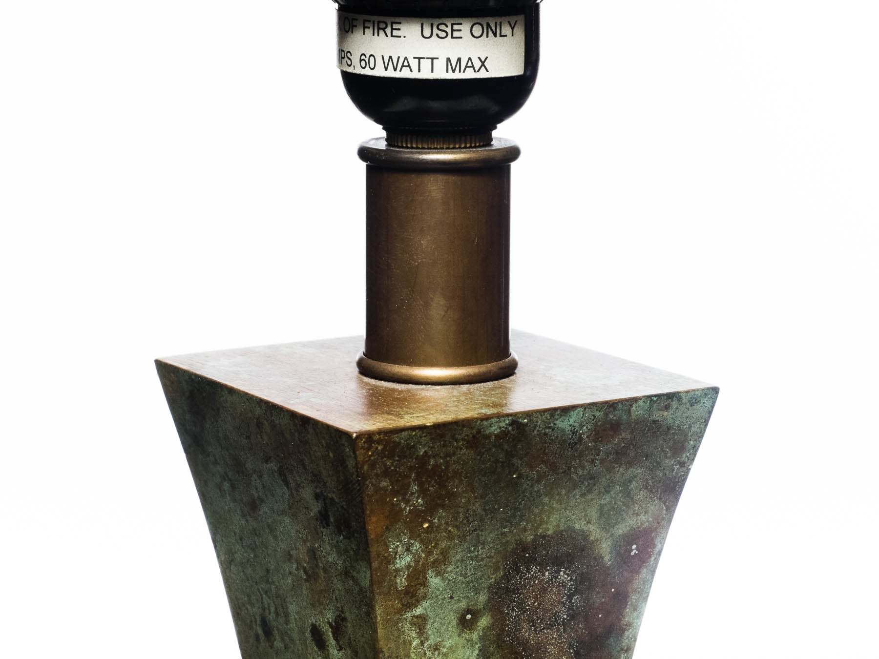 Lawrence & Scott Sven Verdigris Bronze Table Lamp