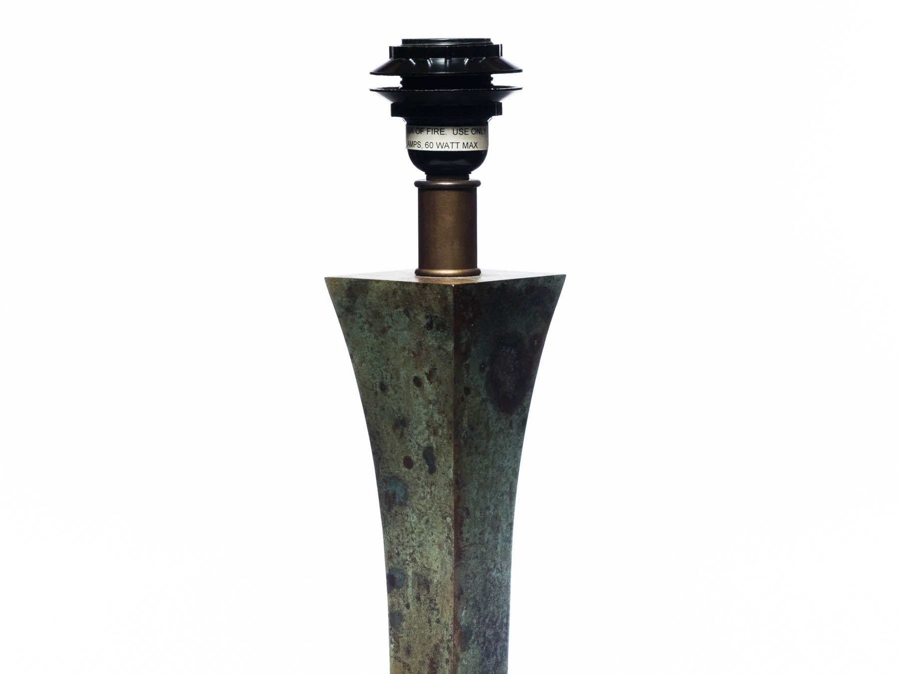 Lawrence & Scott Sven Verdigris Bronze Table Lamp