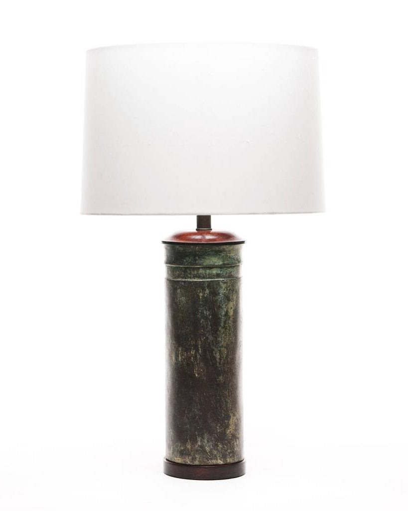 Lawrence & Scott Legacy Audra Verdigris Bronze Table Lamp