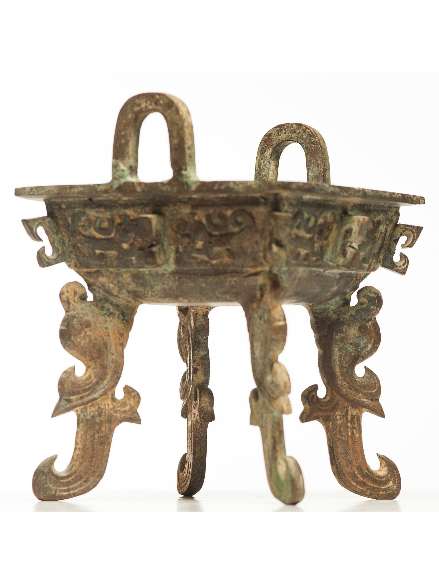 Verdigris Bronze Incense Burner