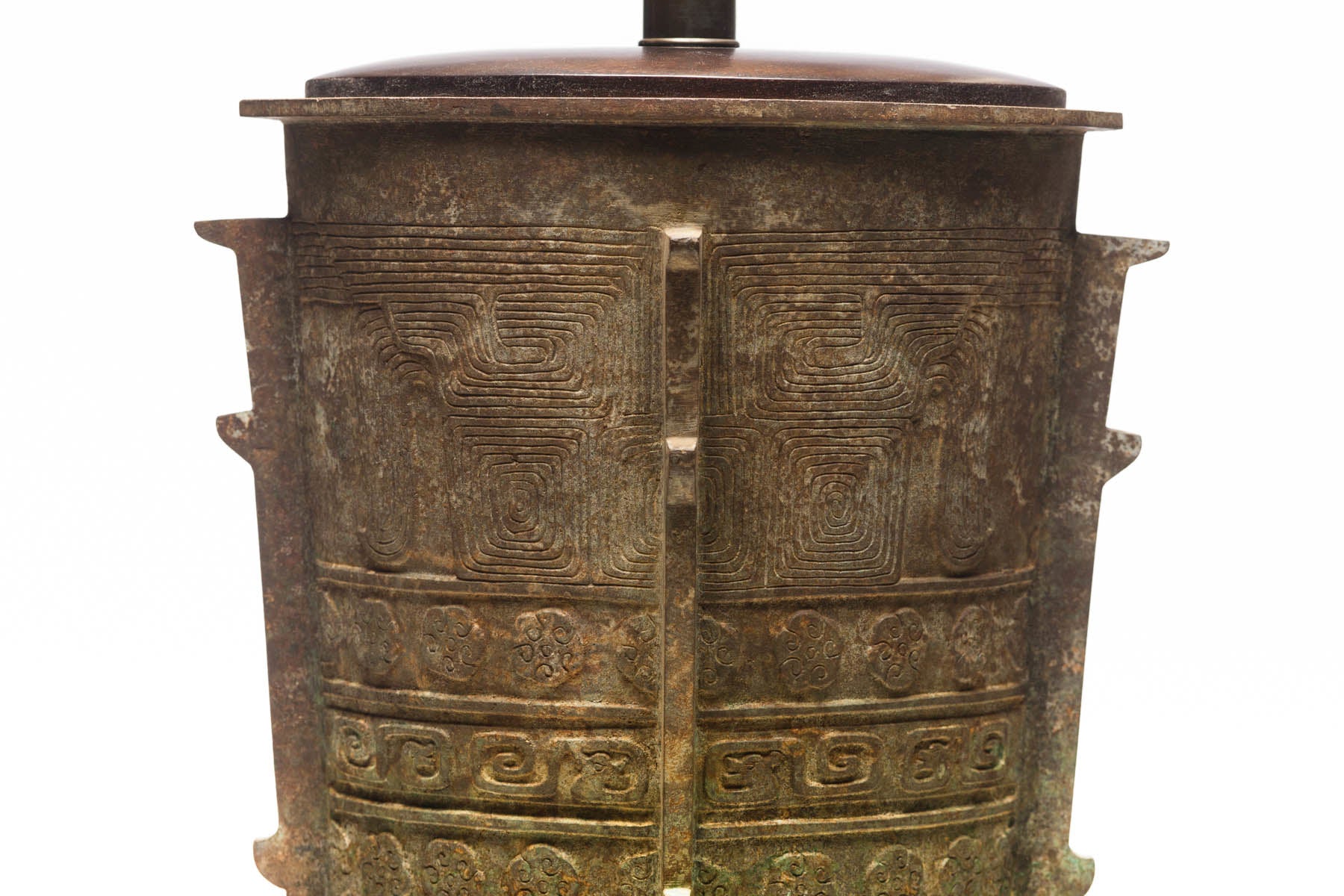 Lawrence & Scott Eclipse Verdigris Bronze Table Lamp