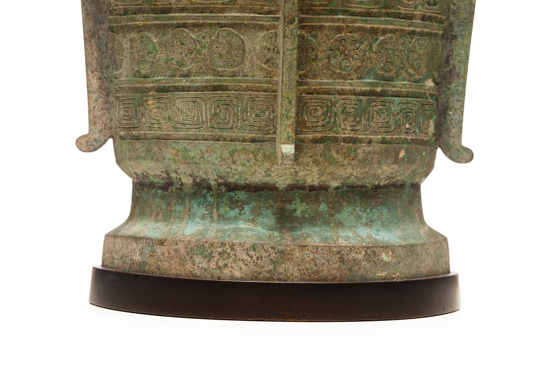 Lawrence & Scott Eclipse Verdigris Bronze Table Lamp