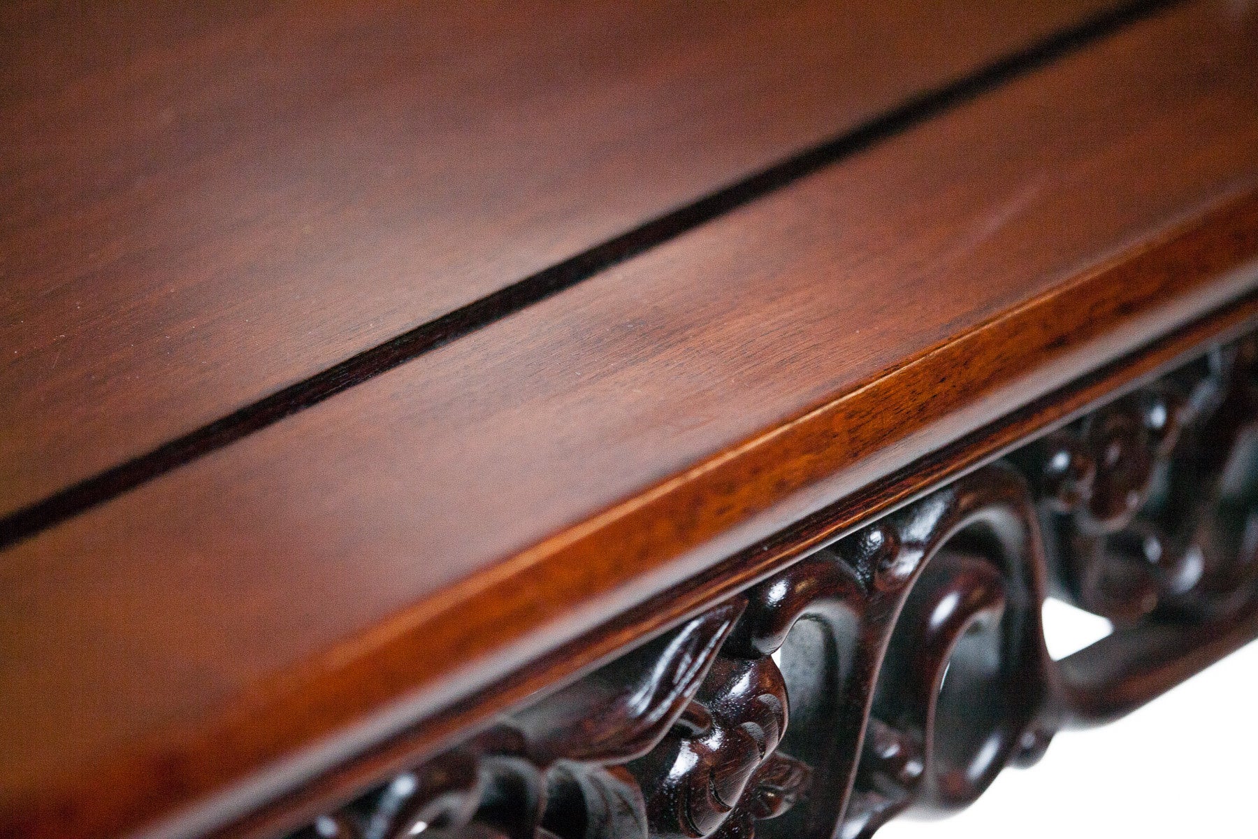 Rosewood Hand-Carved Coffee Table