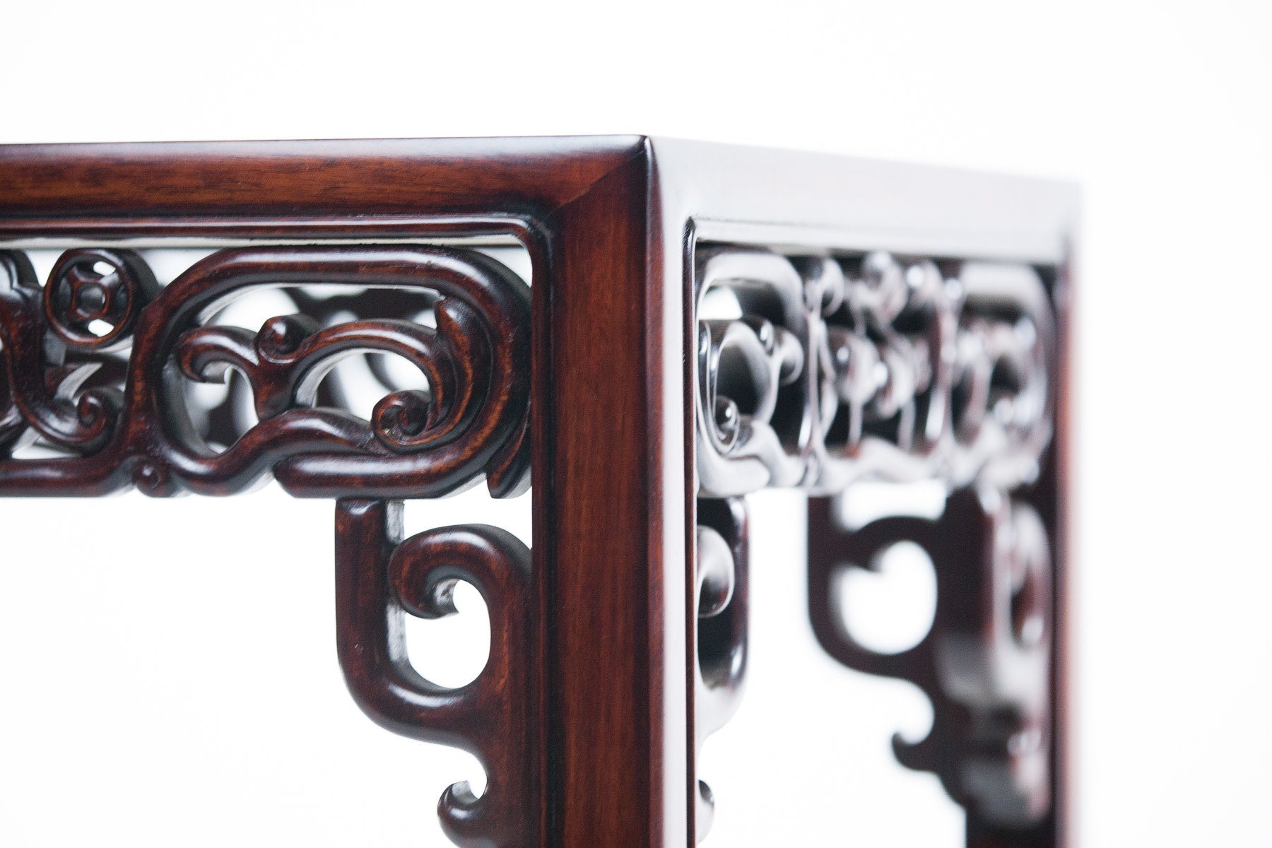 Rosewood Hand-Carved Coffee Table