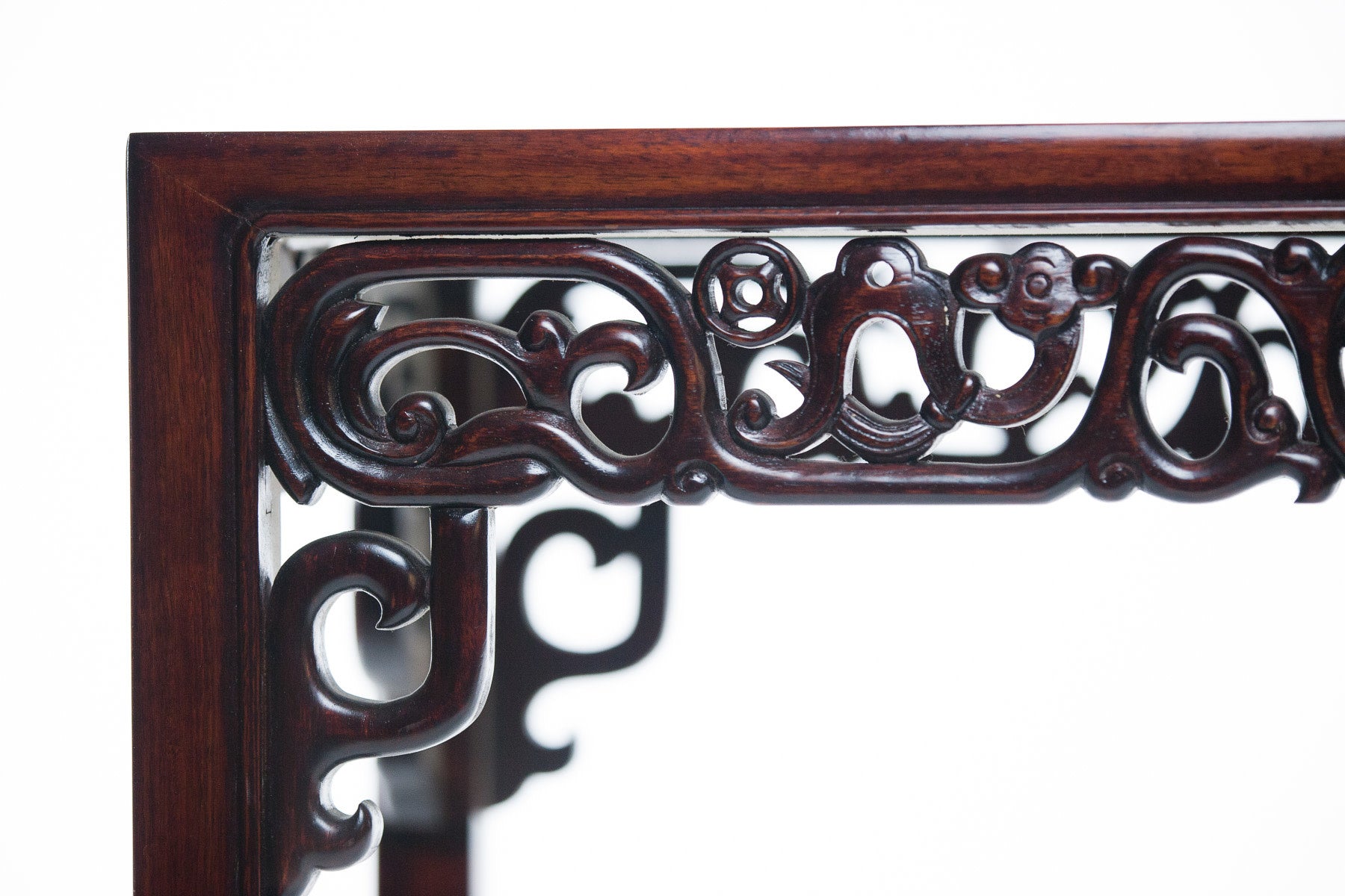 Rosewood Hand-Carved Coffee Table