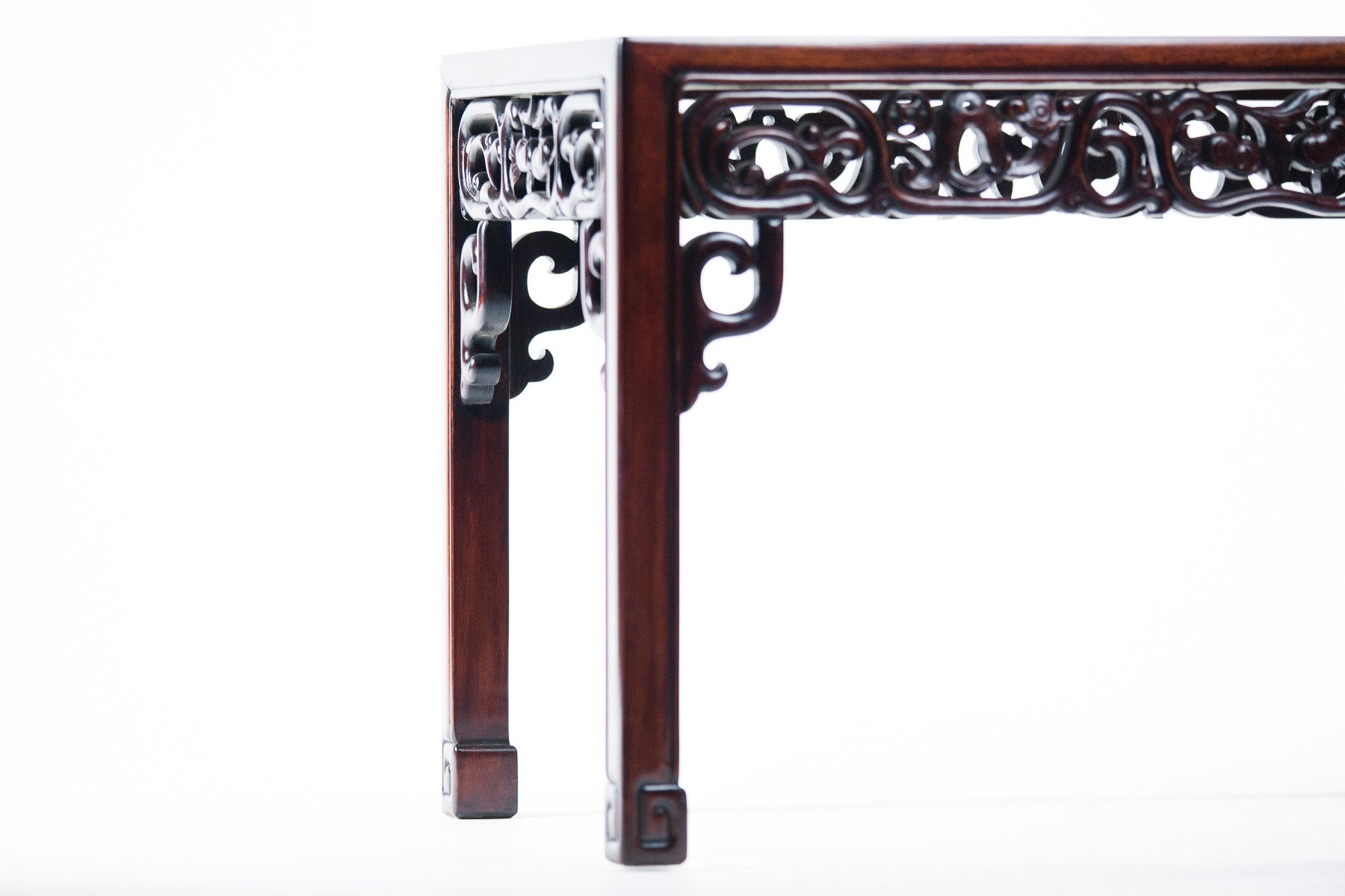 Rosewood Hand-Carved Coffee Table