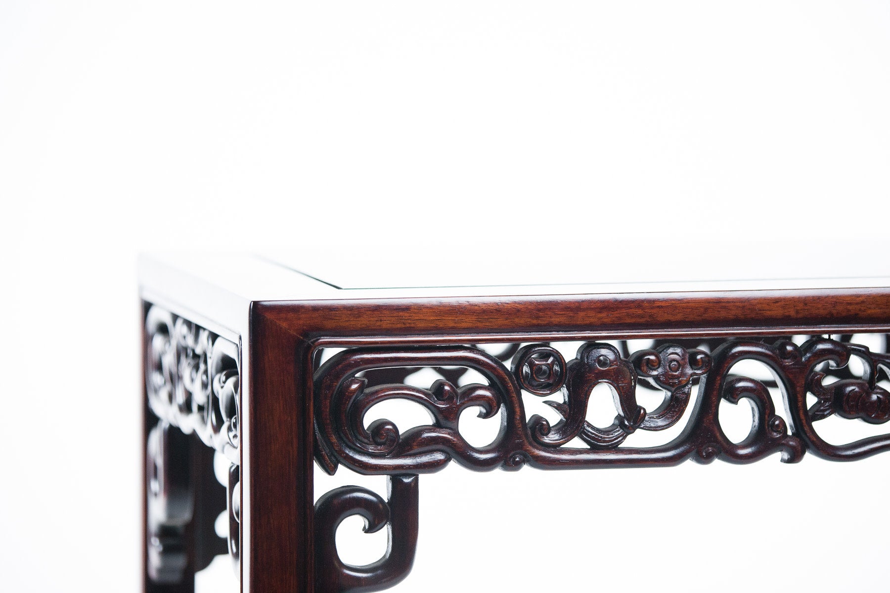 Rosewood Hand-Carved Coffee Table