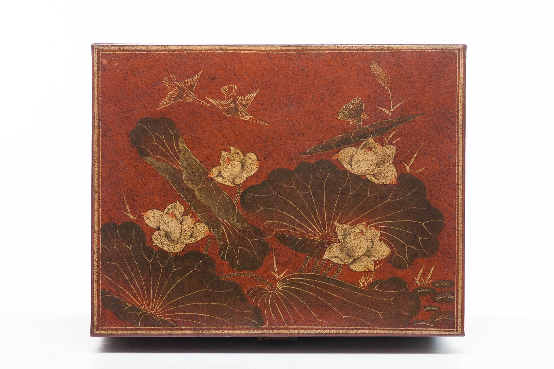 Mahogany Purity Leather Box With Full Hardware(18.5")