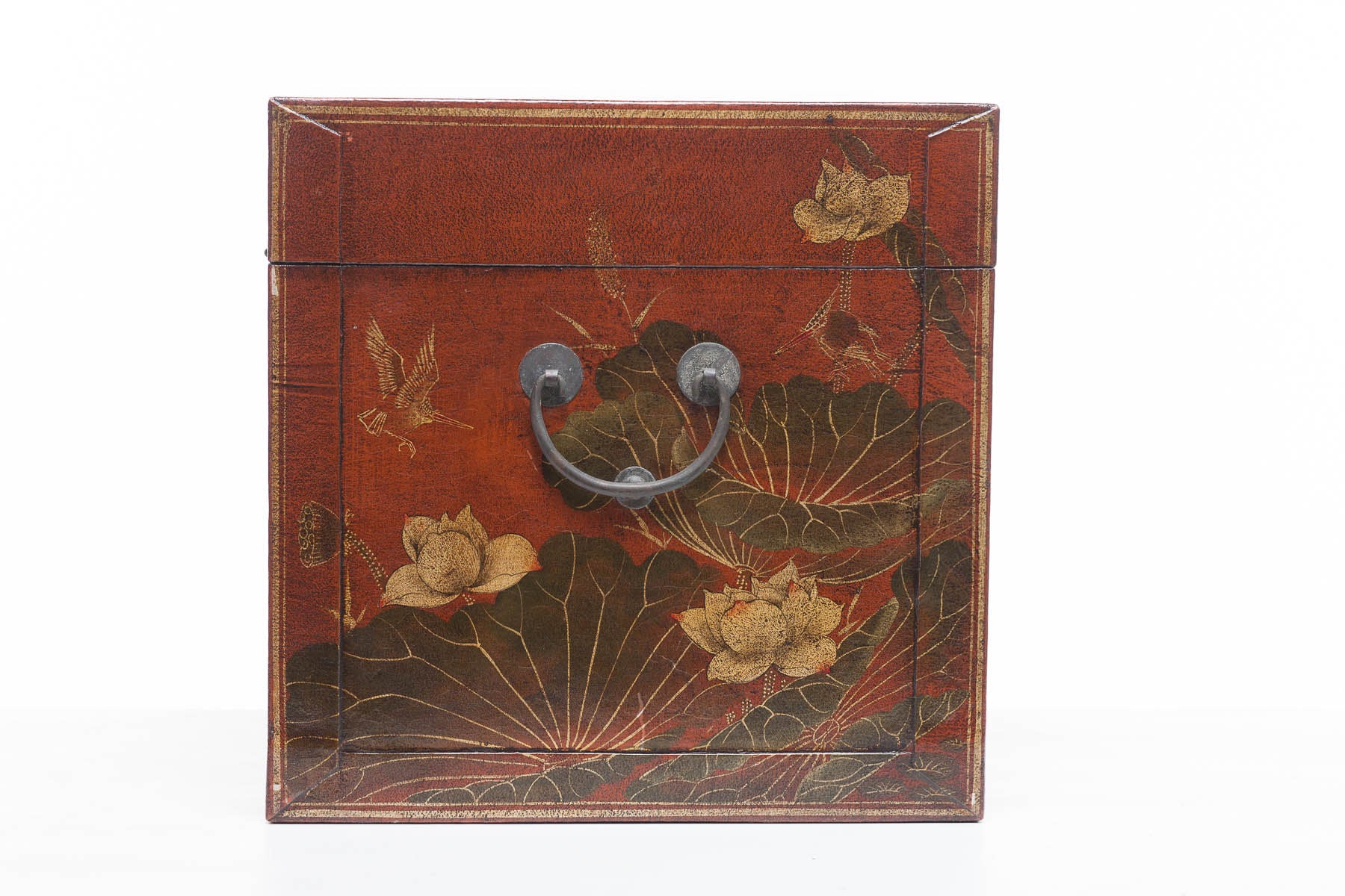 Mahogany Purity Leather Box With Full Hardware(18.5")