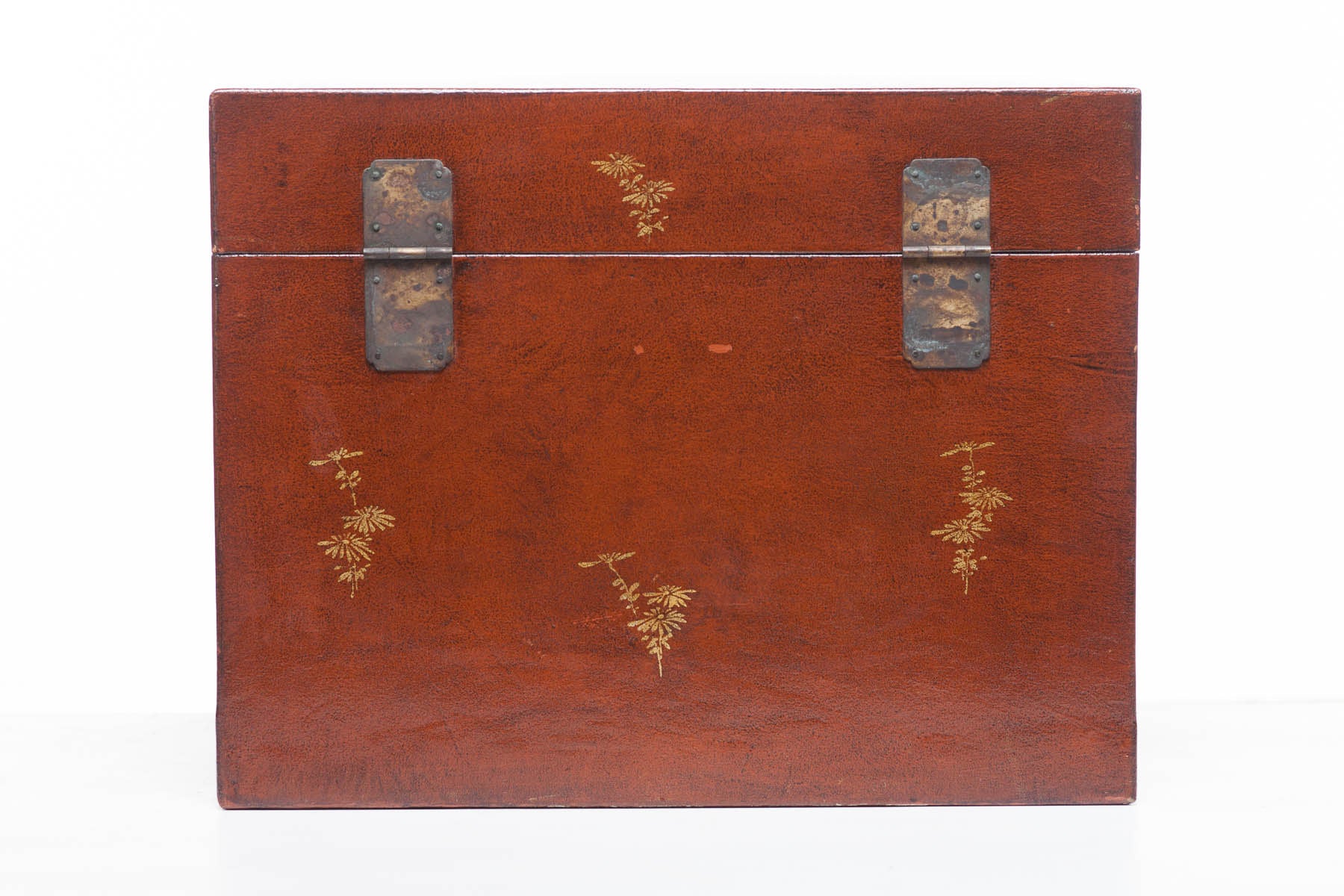 Mahogany Purity Leather Box With Full Hardware(18.5")