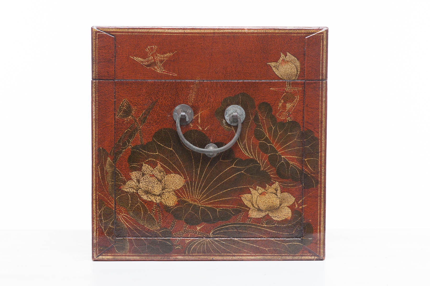 Mahogany Purity Leather Box With Full Hardware(18.5")