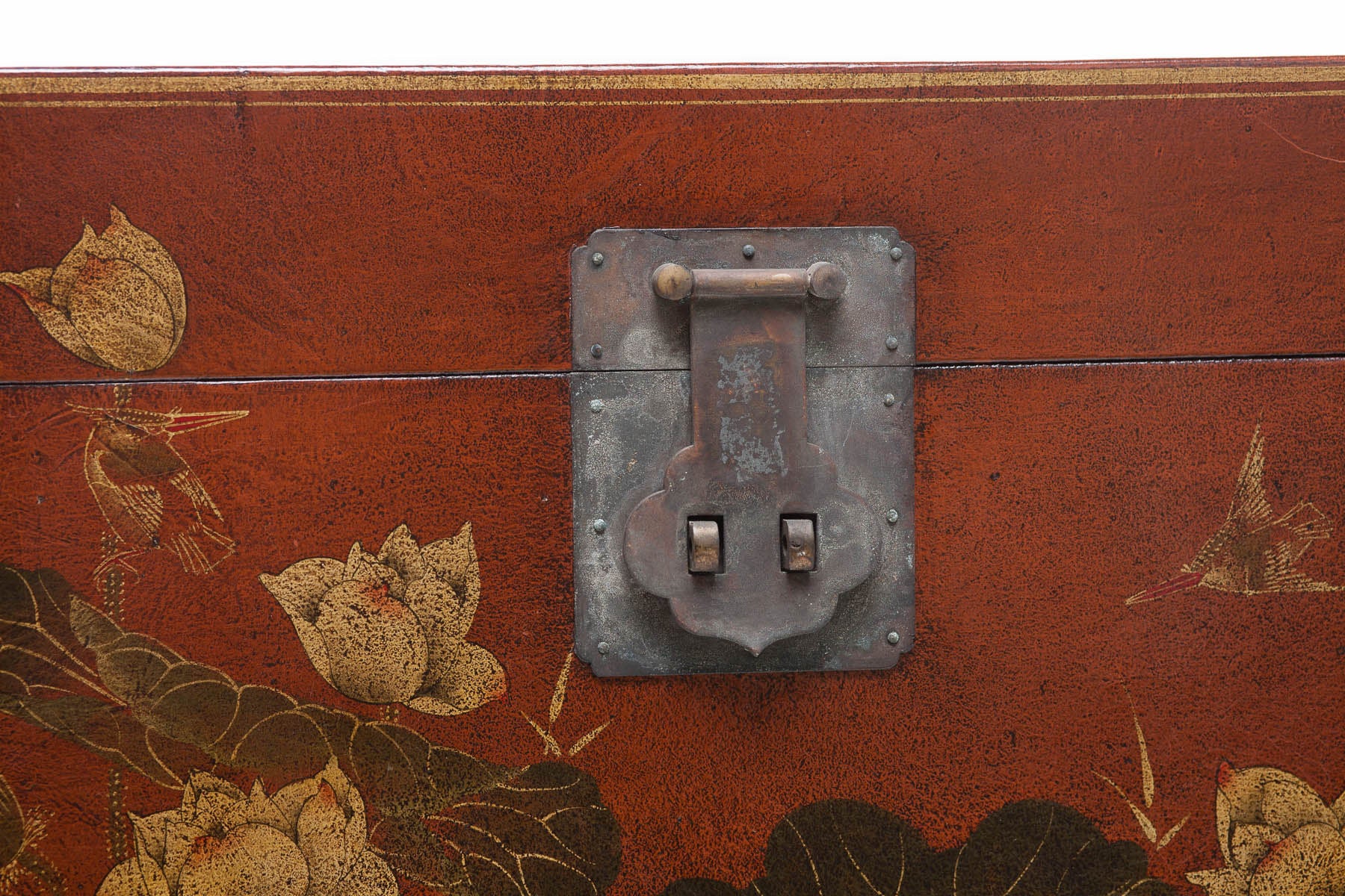 Mahogany Purity Leather Box With Full Hardware(18.5")