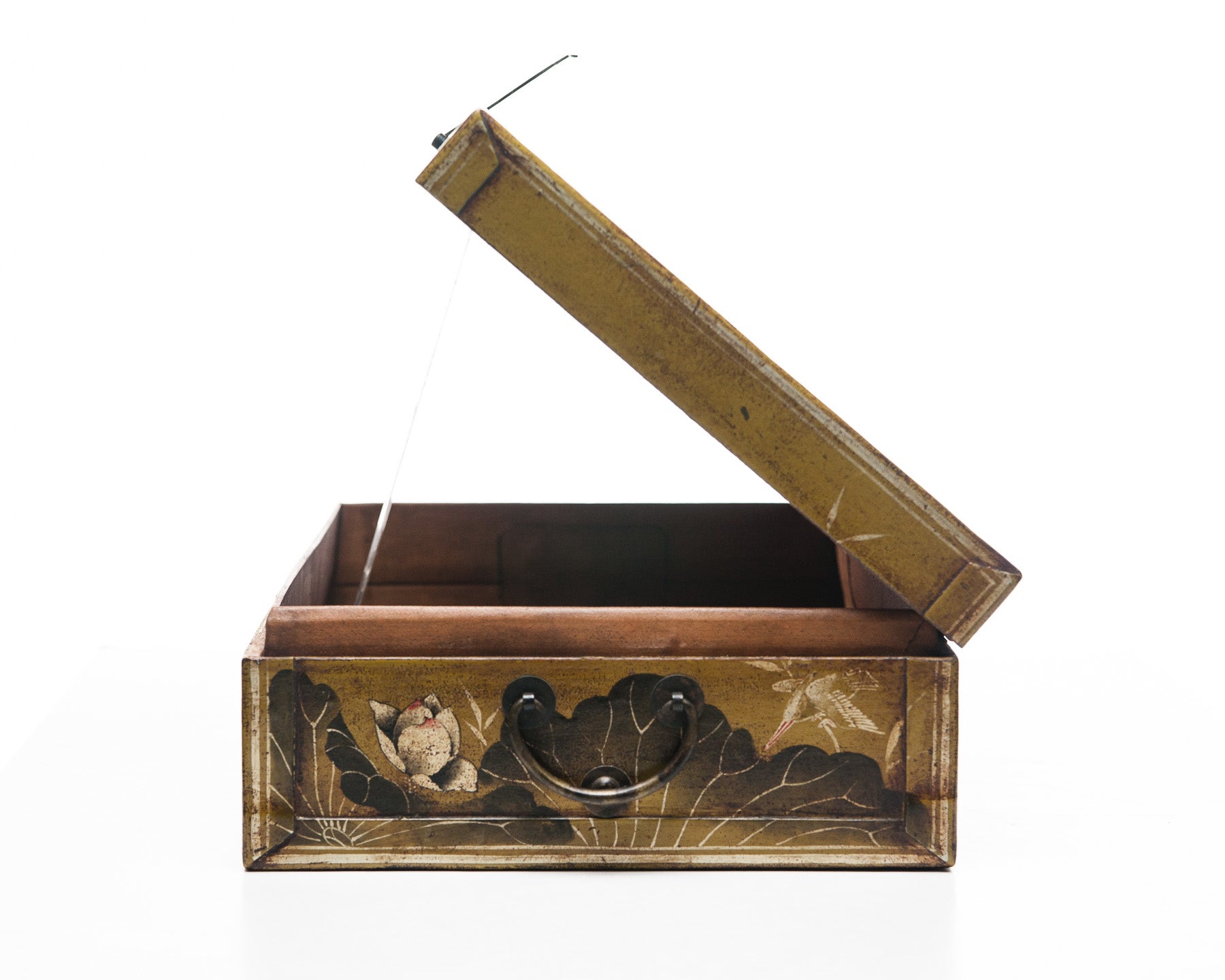 Olive Yellow Purity Leather Box (17")