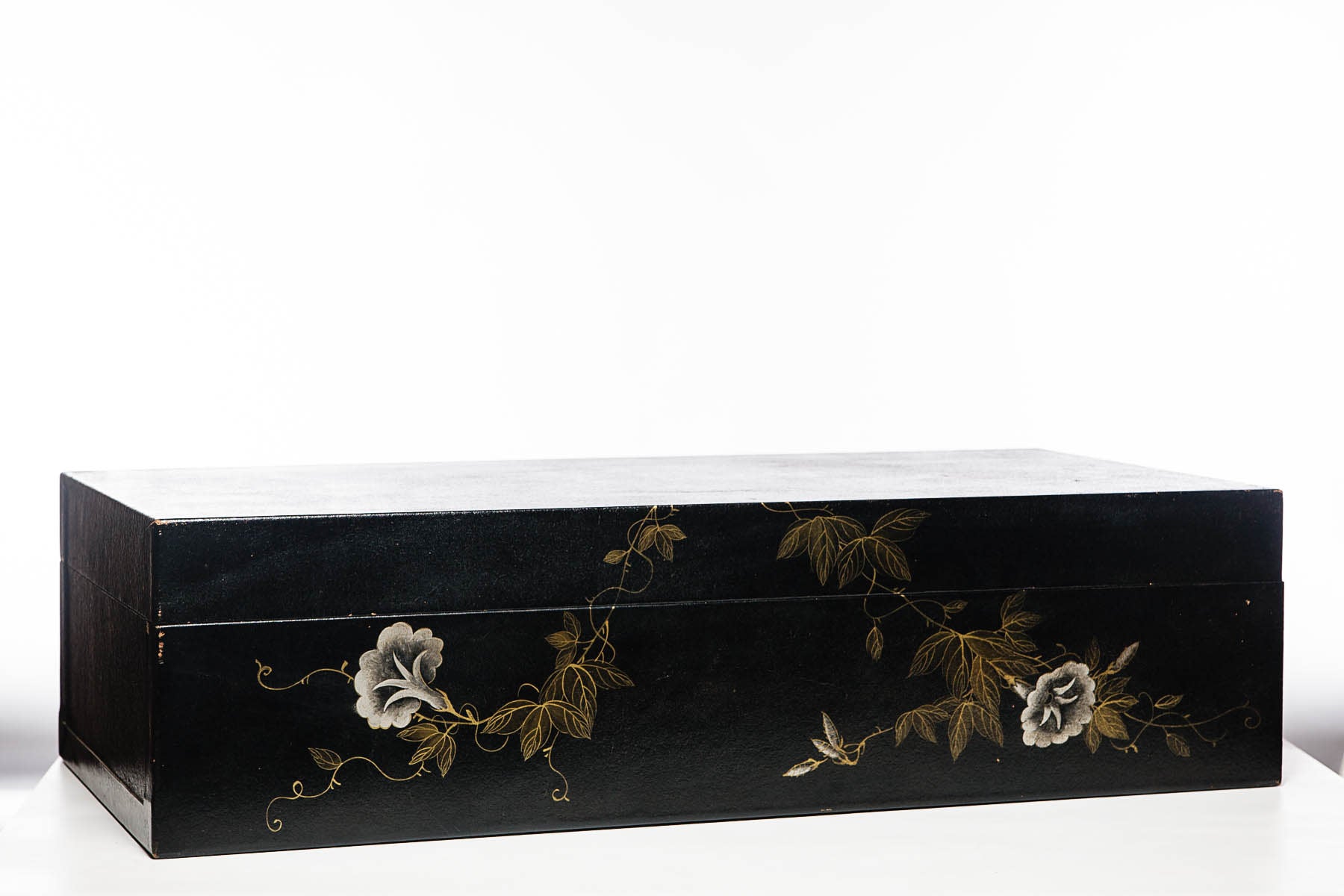 Black Valentine Wide Leather Box