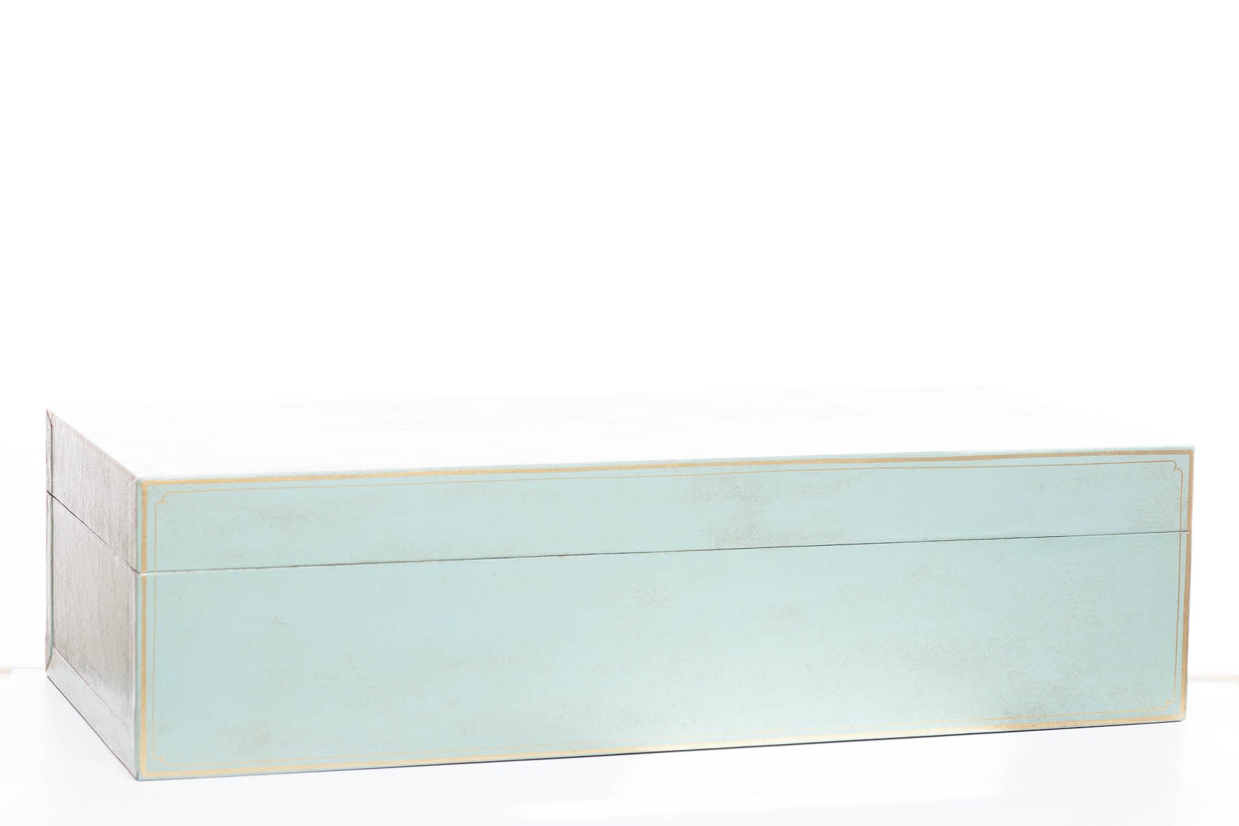 Pine Green Regalia Leather Box (34")