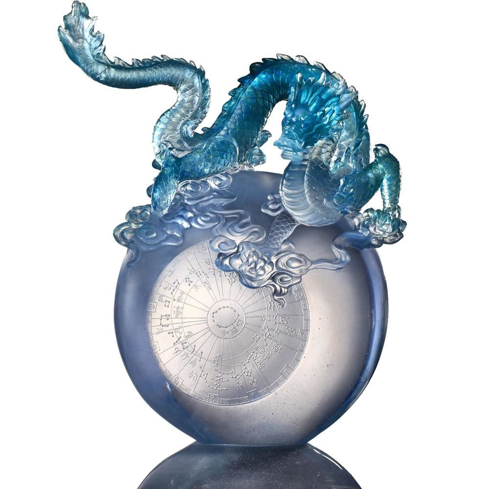 LIULI Crystal Art Crystal Mythical Dragon "Rise of the Dragon" (Limited Edition)