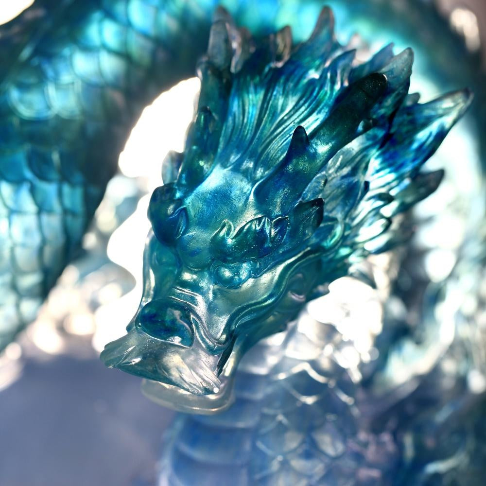 LIULI Crystal Art Crystal Mythical Dragon "Rise of the Dragon" (Limited Edition)