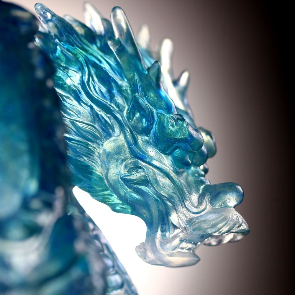 LIULI Crystal Art Crystal Mythical Dragon "Rise of the Dragon" (Limited Edition)