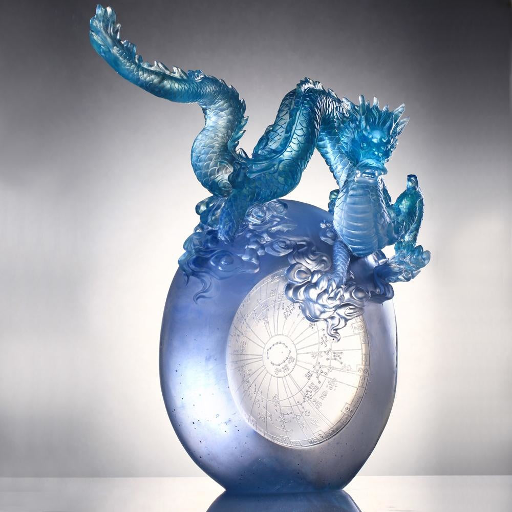 LIULI Crystal Art Crystal Mythical Dragon "Rise of the Dragon" (Limited Edition)