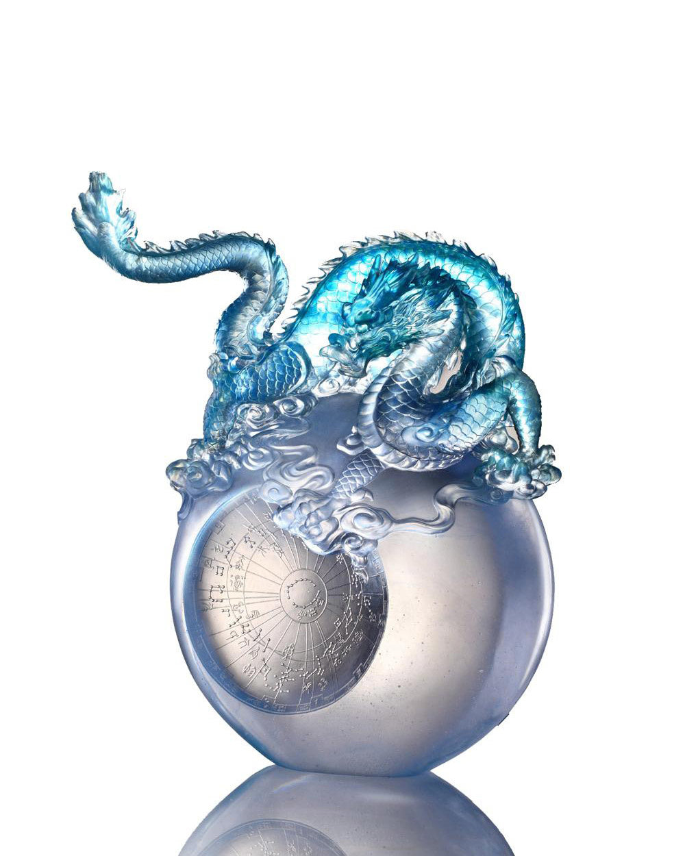 LIULI Crystal Art Crystal Mythical Dragon "Rise of the Dragon" (Limited Edition)