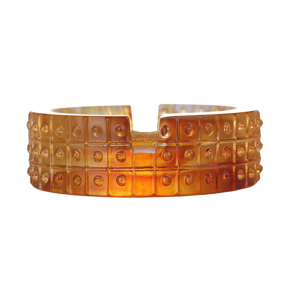 LIULI Crystal Art The Dragon of the East Crystal Paperweight