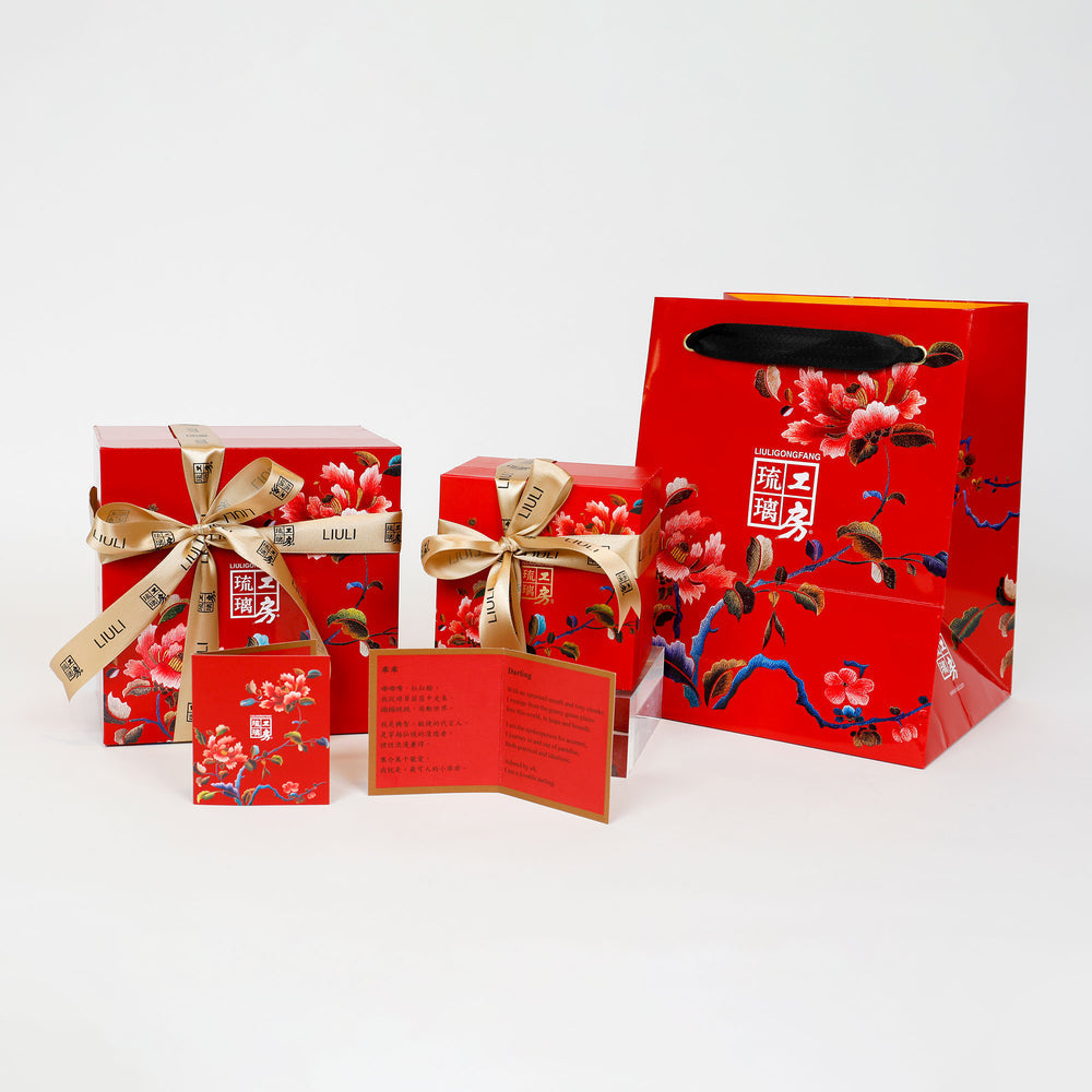 LIULI Crystal Art Crystal Rabbit, "Ascending Road of Splendor"