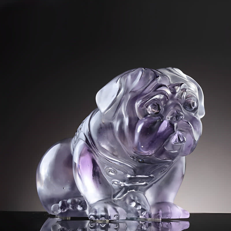 LIULI Crystal Art The Pug - "Playful Pug"