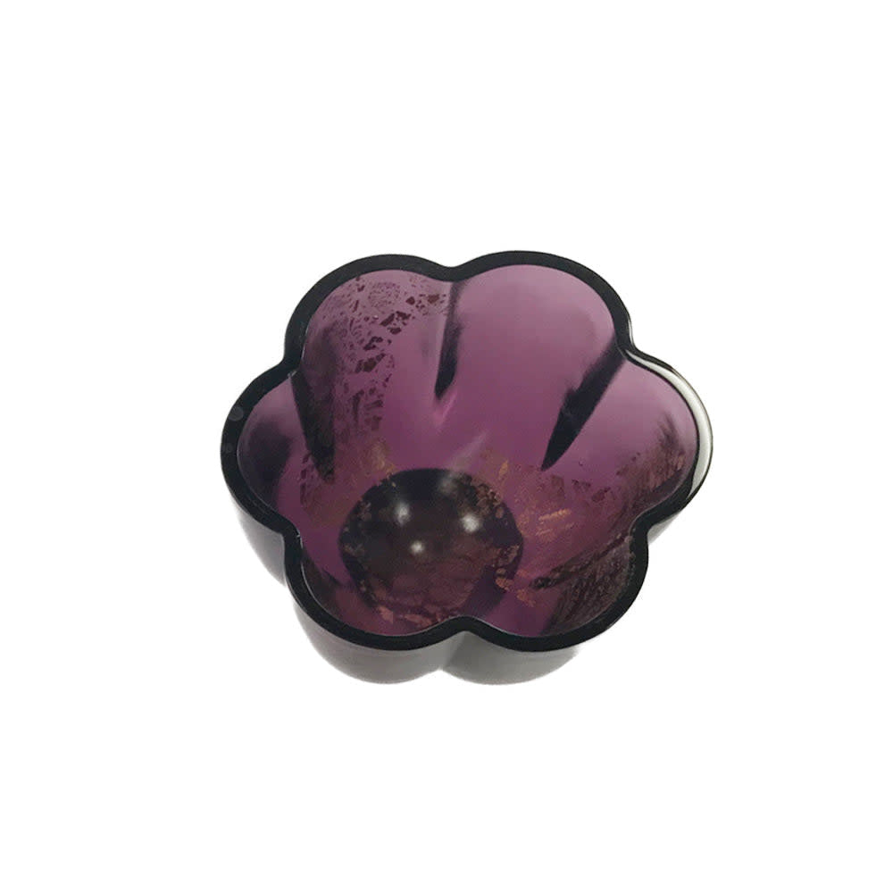 LIULI Crystal Art Crystal Flower, Fiery Red: Lotus Flower