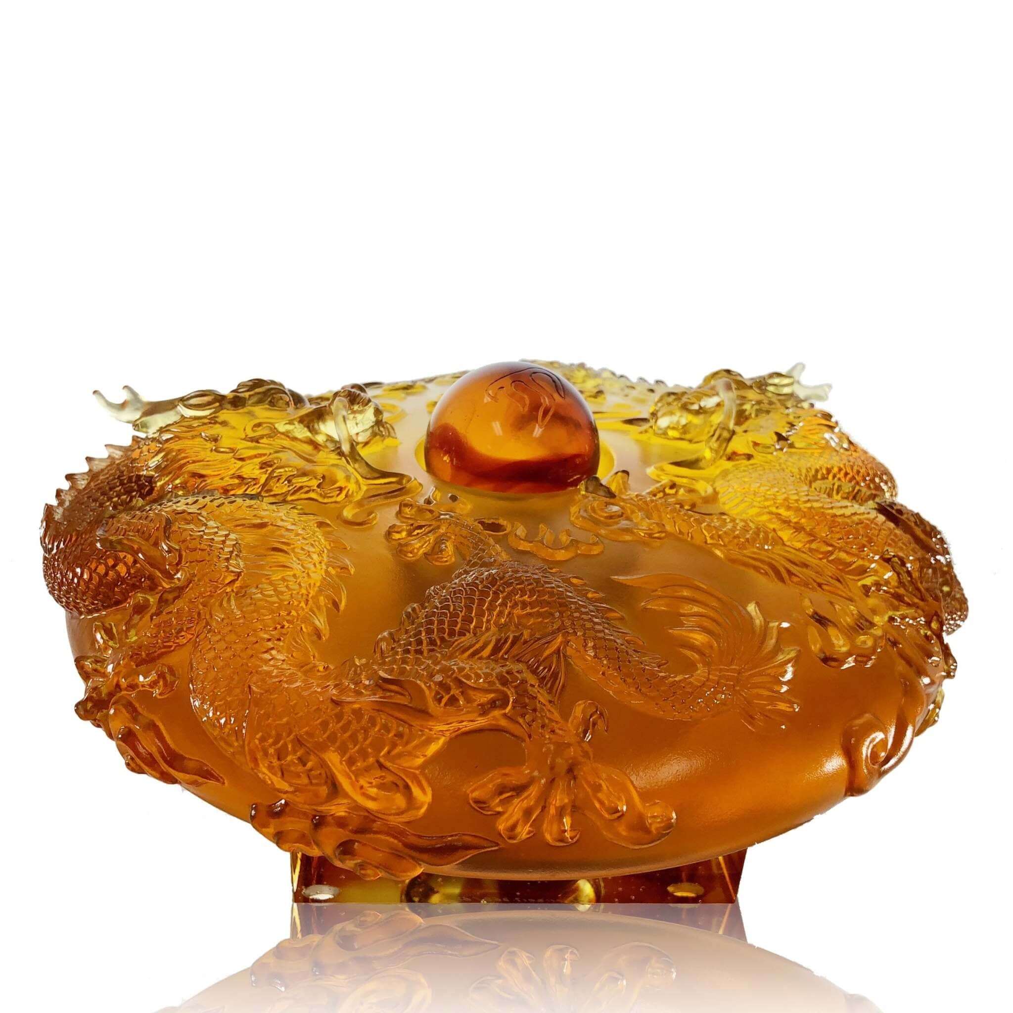 LIULI Crystal Art Crystal Dragon, "Omnipresent Harmony"