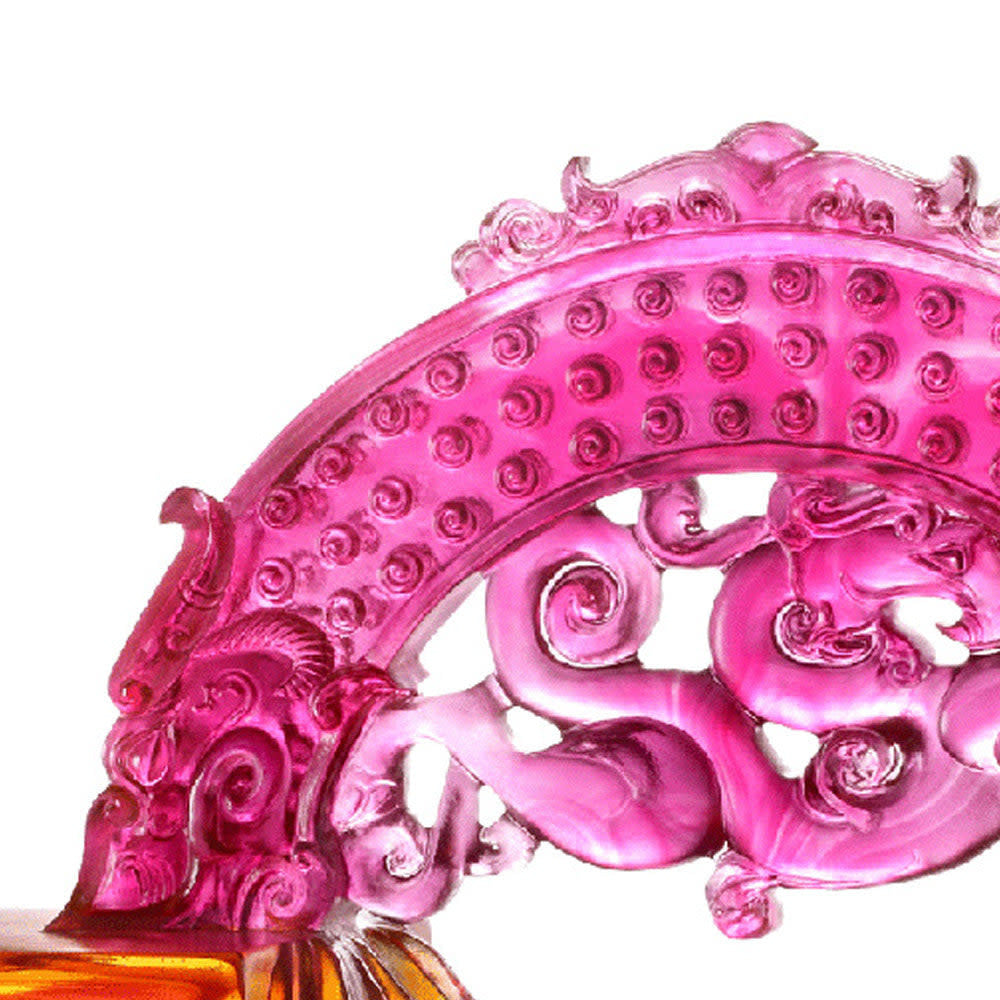 LIULI Crystal Art Crystal Dragon, "Ubiquitous Brilliance of the Dragon" (Collector's Edition)