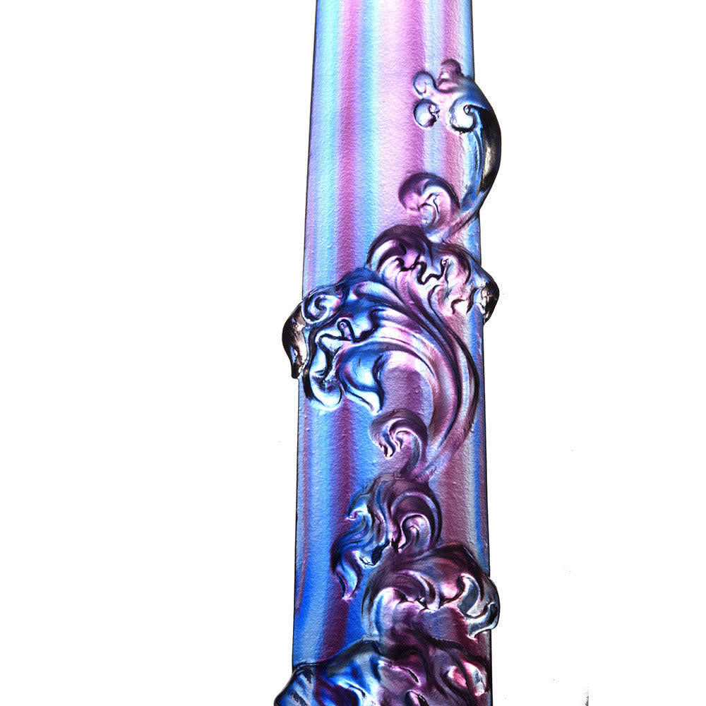 LIULI Crystal Art Crystal Ruyi, Fengshui, "The Majestic Age of Ruyi-Ruyi of Success"