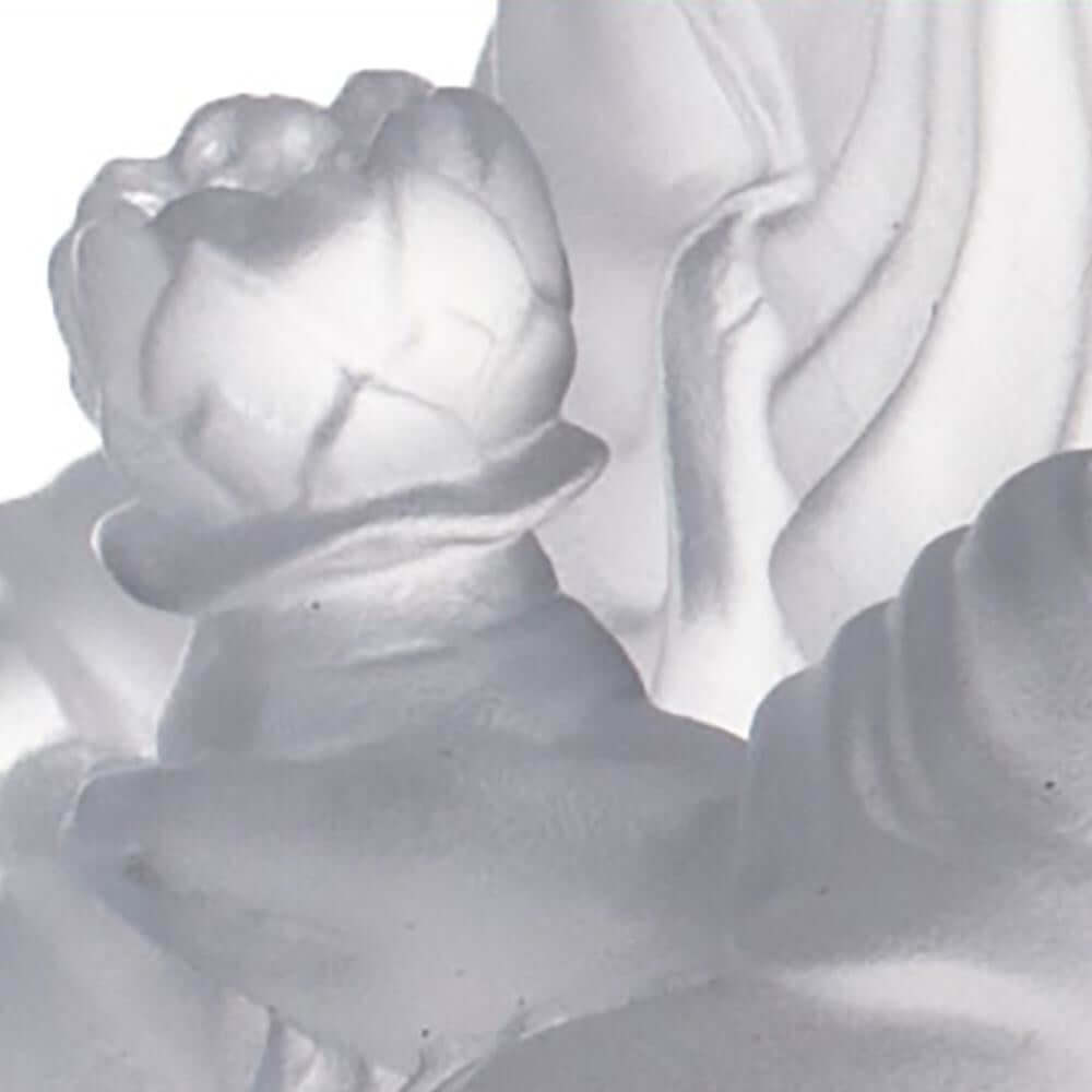 LIULI Crystal Art Crystal Buddhas of the Three Treasures (Set of 3)