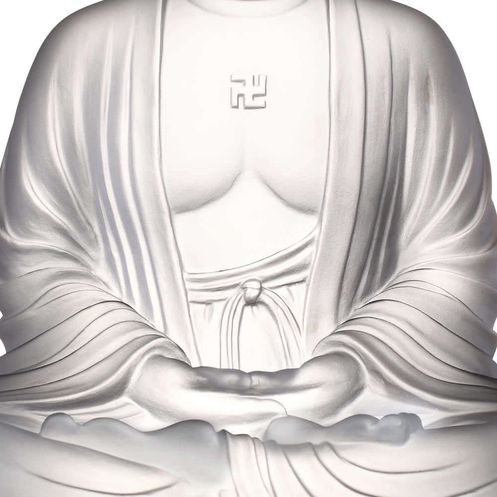 LIULI Crystal Art Crystal Buddha, Shakyamuni Buddha, Present Mindfulness