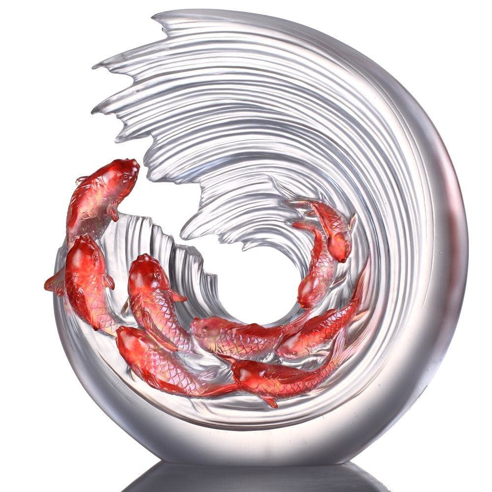 LIULI Crystal Art Crystal Koi (Limited Edition)