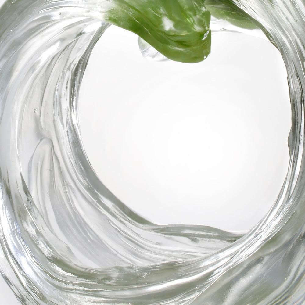 LIULI Crystal Art Collector Edition Crystal Orchid, "Imminent Spring Dance"