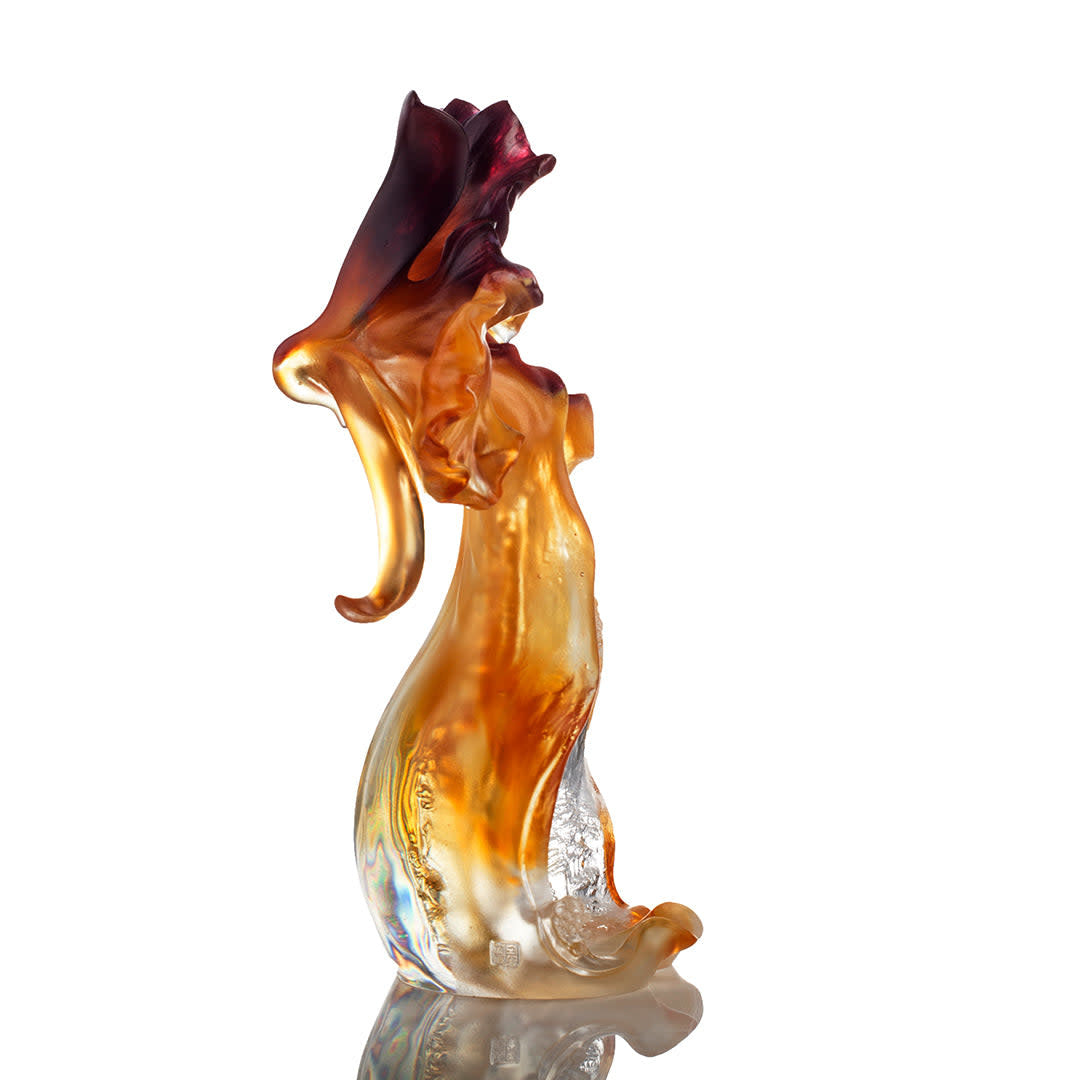 LIULI Crystal Art Crystal Flower "The Original Source"