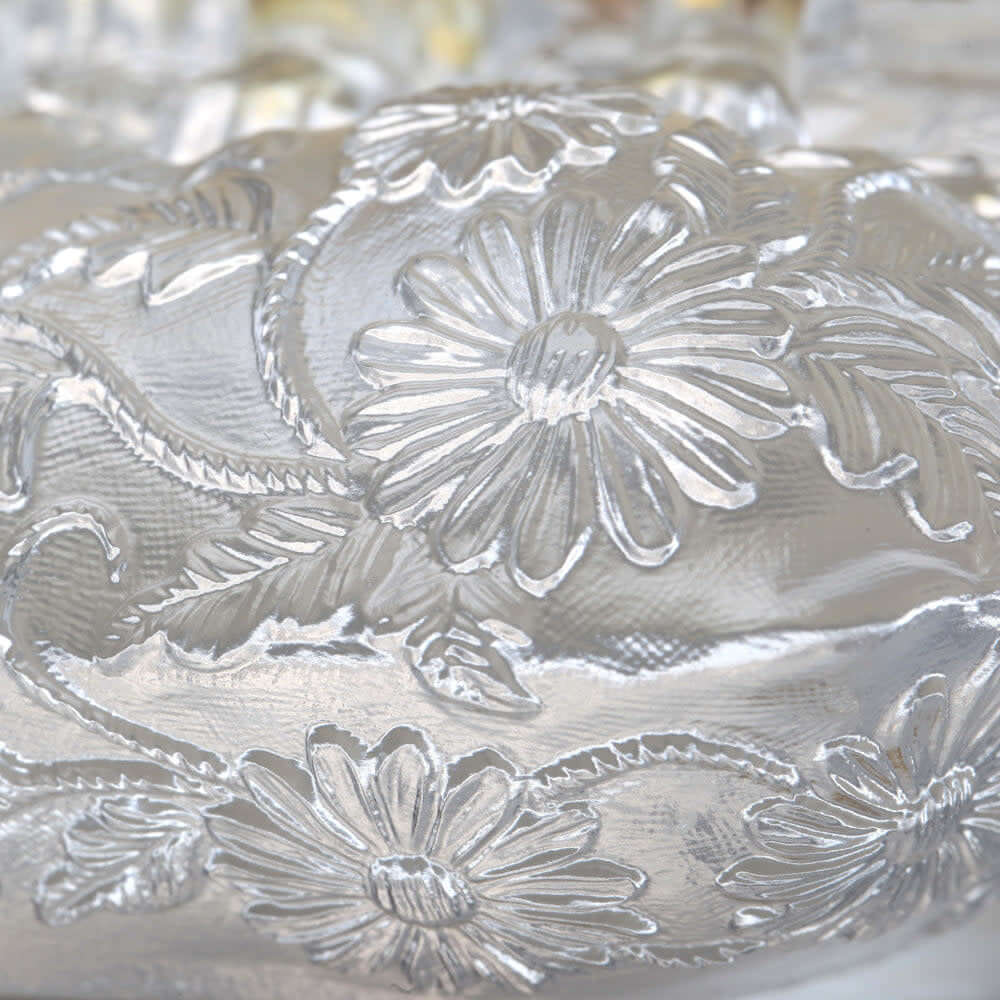 LIULI Crystal Art Crystal Dog Figurine, "New Century of Luck"