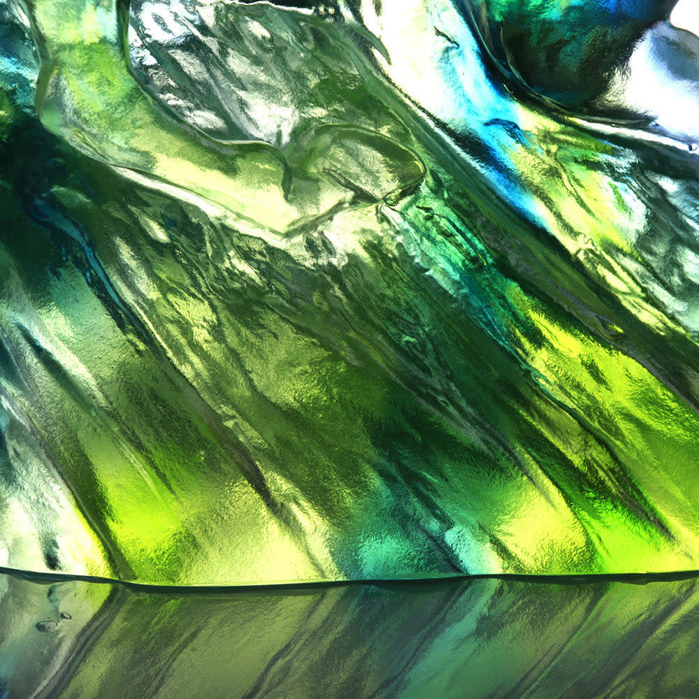 LIULI Crystal Art Crystal Horse, "The Frontrunner"