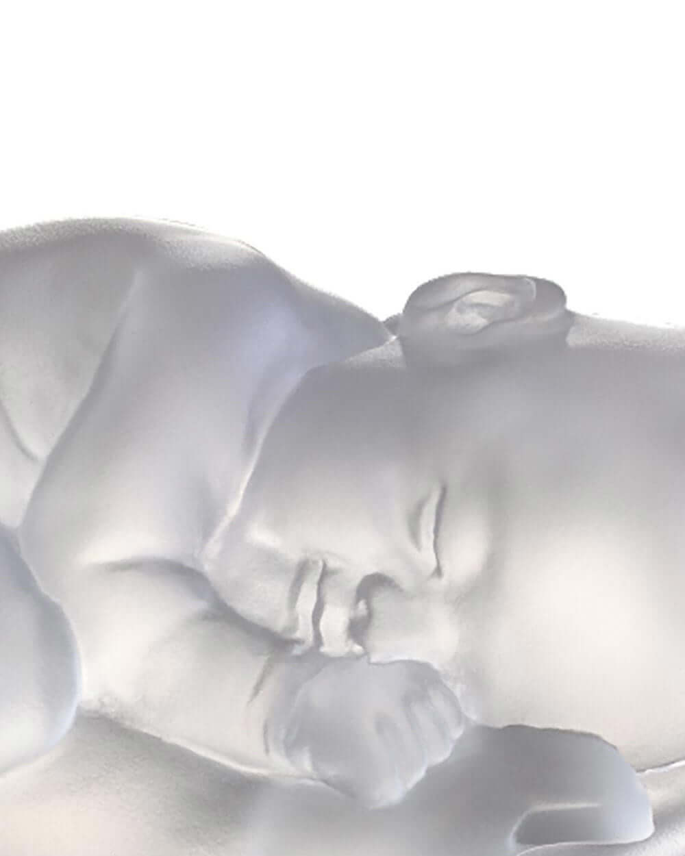 LIULI Crystal Art Crystal Baby Doll with Display Base, "A Great Wish" (Special Edition)