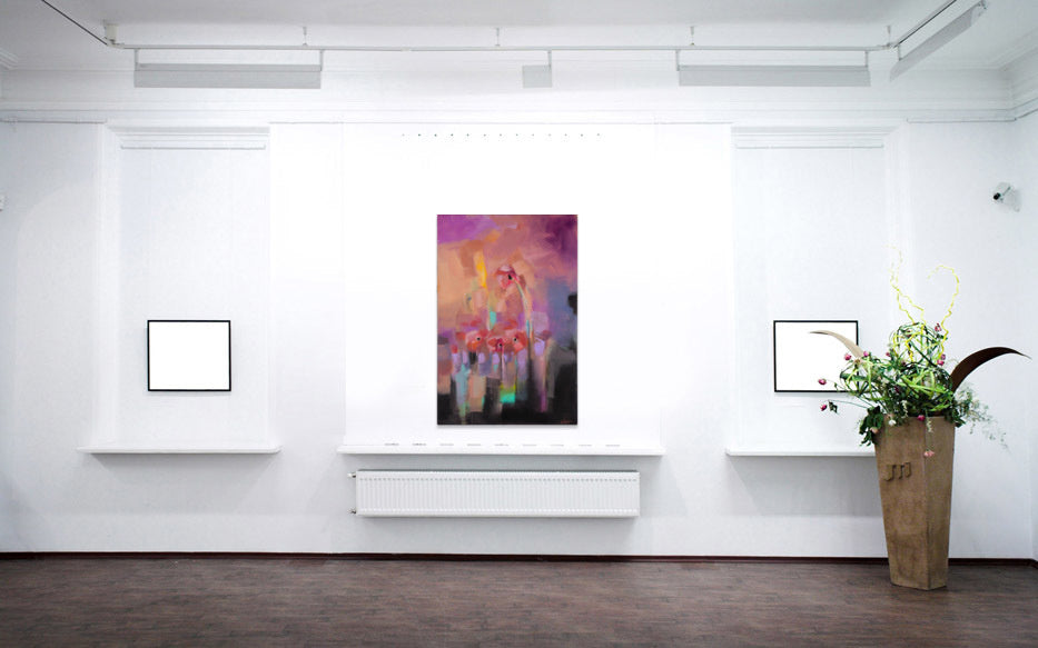 Poppies Abstract by Amber Jessica