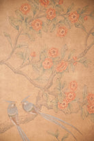 Lawrence & Scott Sung Tze-Chin "Joyous Spring" Ink on Silk 4-Panel Screen (6 ft x 6 ft)