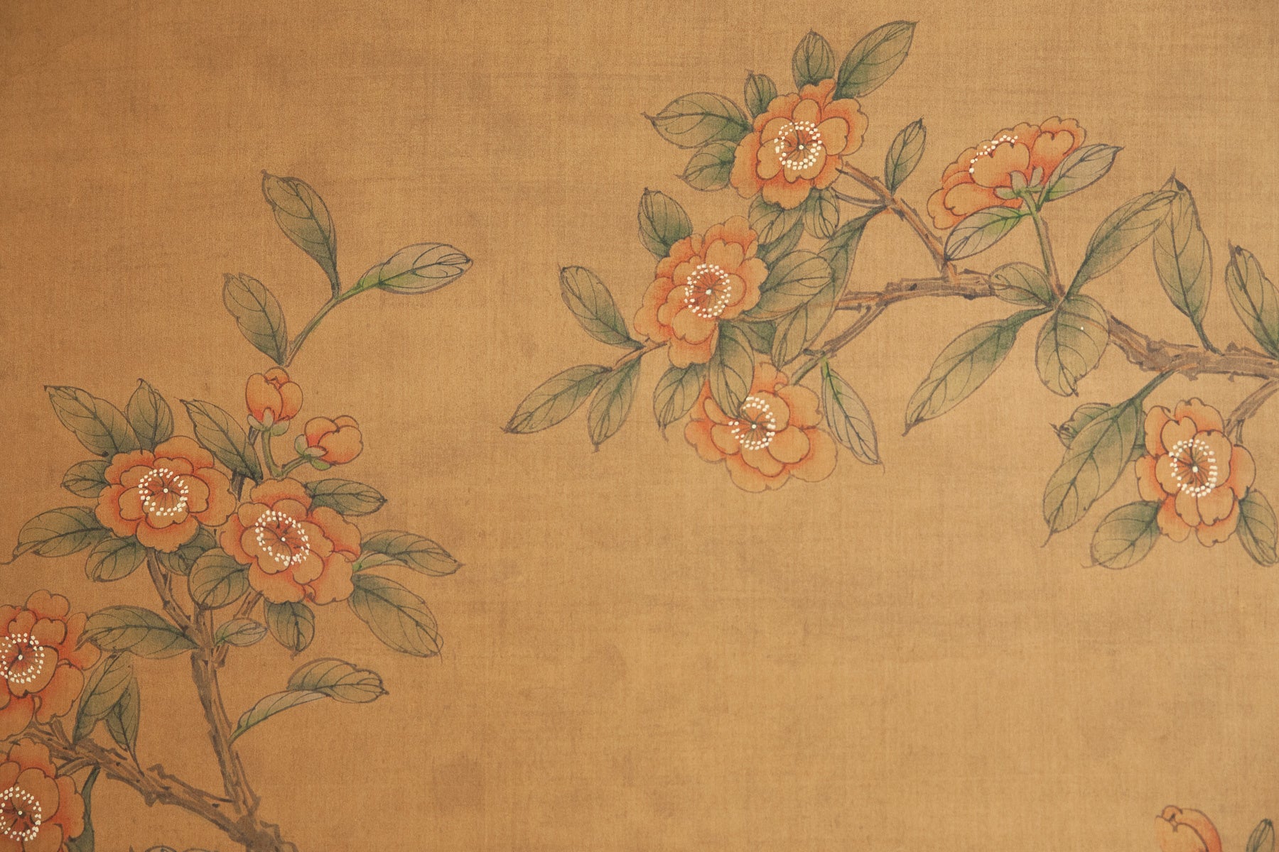 Lawrence & Scott Master Sung Tze-Chin "Sakura Garden" 8-Panel Screen