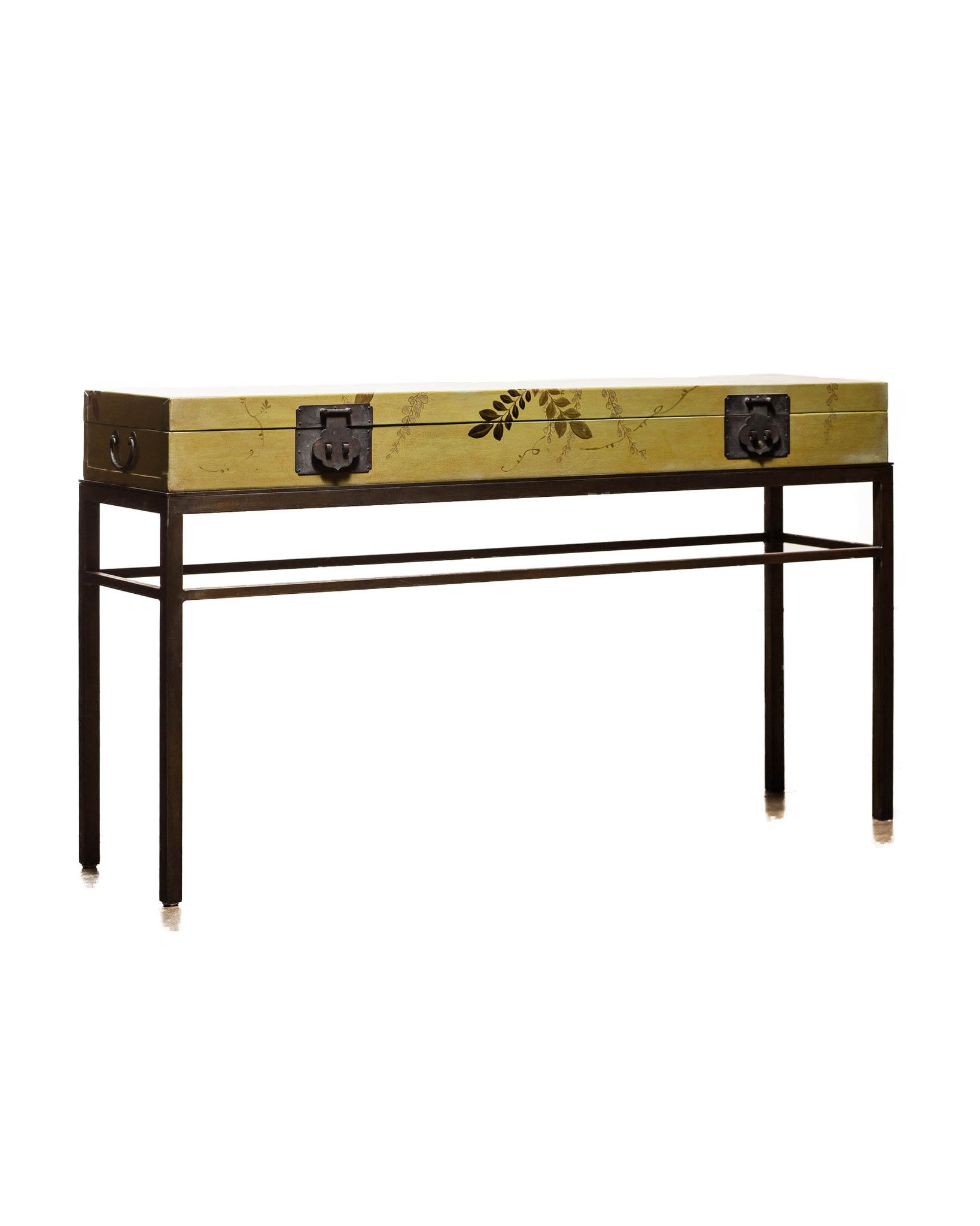 Tea Leaf Green Vitality Leather Box (48") With Full Hardware