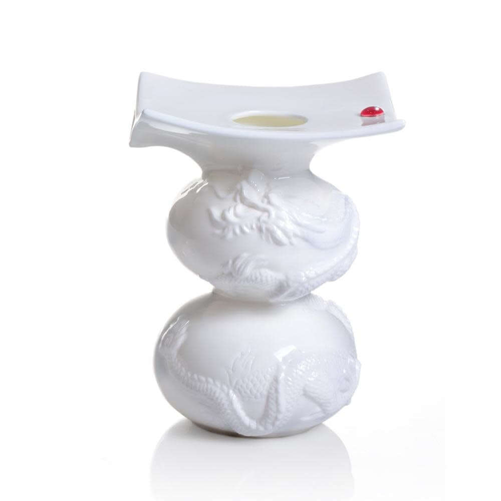 LIULI Crystal Art Bone China Sake Set - (3-Piece Set) "Li Bai’s Intoxication" Limited Edition